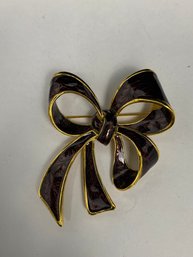 Joan Rivers Ribbon Bow Pin