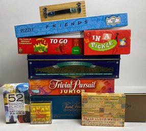 Nice Large Board And Card Game Lot