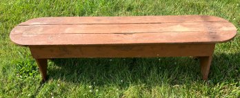 Painted Wooden Bench