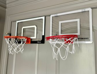 Pair Of Over The Door Basketball Hoops