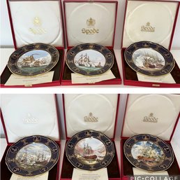 6 NEW Spode Maritime Plates ~ With Boxes & Certificates ~