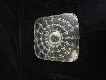 Square Glass Platter