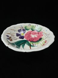 Floral Pottery Bowl