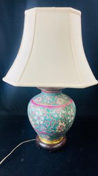Colorful Oriental Ginger Jar Table Lamp 1