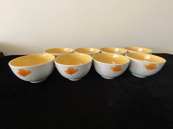 Several Piece Yellow Pfaltzgraff Bowl Collection