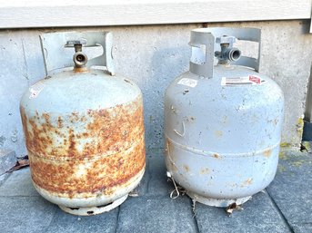 A Pair Of Gas Cans