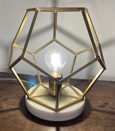 Table Lamp With Interesting Geometric Surround