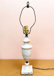 A Vintage Marble Urn Form Lamp