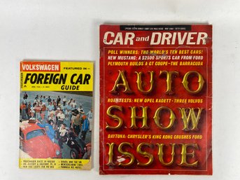 Car And Driver And Foreign Car Magazines