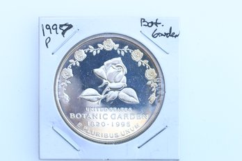 1995 Botanic Gardens Proof Silver Dollar Coin