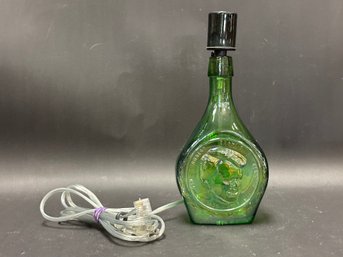 Vintage Commemorative Iridescent Bottle Lamp Conversion: Robert F. Kennedy (2)