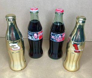 COCA COLA Dale Earnhardt And Dale JR Bottles