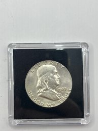 1963 Benjamin Franklin Silver Half Dollar