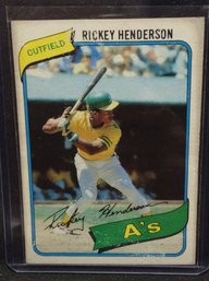 1980 Topps Rickey Henderson Rookie - M