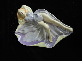 Pin Up Girl Ceramic Ashtray Or Soap Dish