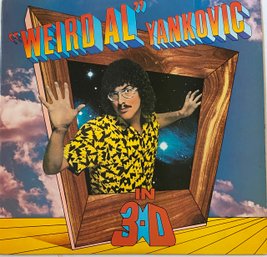WEIRD AL YANKOVIC -  In 3-D  - FZ 39221 -  1984 VINYL LP In SHRINK  - With Eat It & Jeopardy - VG  CONDITION