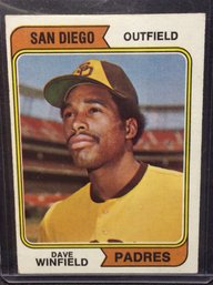 1974 Topps Dave Winfield Rookie Card - M