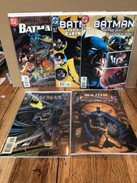 5 Batman Comic Books.   Lot 168
