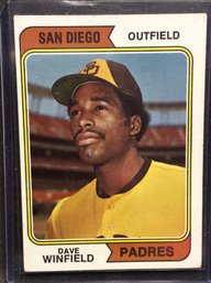 1974 Topps Dave Winfield Rookie Card - M
