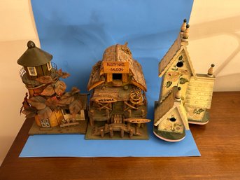 3 Fine Birdhouse Decor