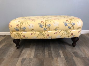 Beautiful Floral Ottoman