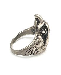 Vintage Sterling Silver Harley Davidson Eagle Ring, Size 5