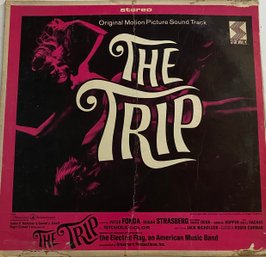 The Trip -  Motion Picture Soundtrack -  Sidewalk Records ST 5908 STEREO - RARE - FAIR CONDITION