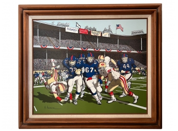 H Hargrove Painting - Ny Giants V San Francisco