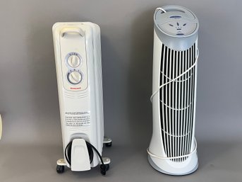 Lifewise IFD Air Purifier And Honeywell Electric Heater