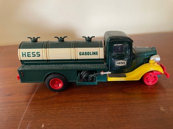 Vintage 1980 First Hess Gasoline Truck Toy Bank