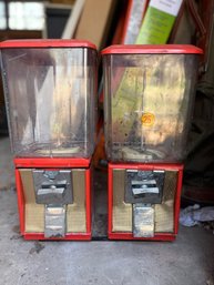 Two Northwestern Vintage 1960' Candy Machines