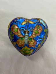 Small Heart Shaped Trinket Box