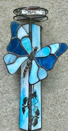 Stained Glass & Lead 12' Length  X 3.5' W Tumbler Kaleidoscope NO ISSUES