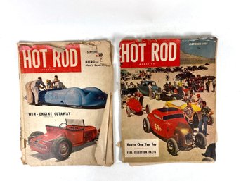 Pair- September And October 1951 Hot Rod Magazine