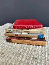 Collection Of 4 Dining & Cooking Books  Perfect For The Culinary Enthusiast