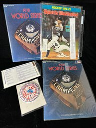 NY Yankees Great Comeback 1978 World Series
