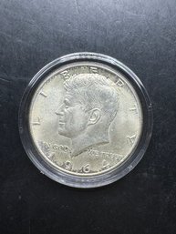 1964 Uncirculated 90 Silver Kennedy Half Dollar