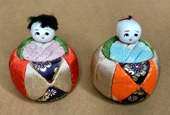 Pair Of Vintage KIMEKONI Dolls