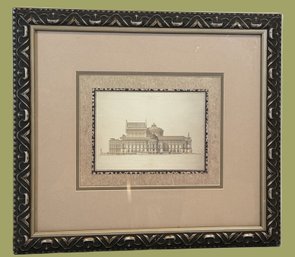 Matted And Framed Bombay Co. 'O-Le-Nouvel Facade Laterale' Decorative Wall Art