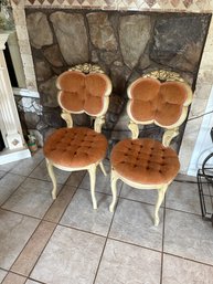 Two Vintage Victorian  Chairs