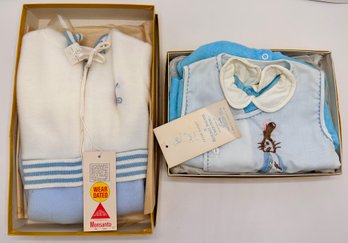 Two New Boxed Vintage Baby Clothes Including  Beatrix Potter Creation