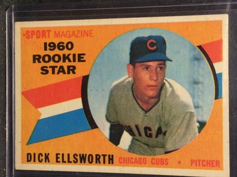 1960 Topps Dick Ellsworth Rookie Card - M