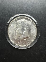 1964 Uncirculated 90 Silver Kennedy Half Dollar