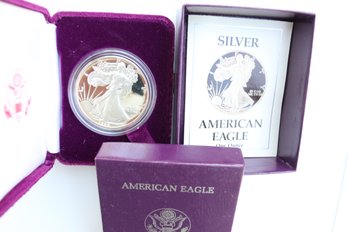 1988 Silver Eagle Proof Coin 1 Ounce .999