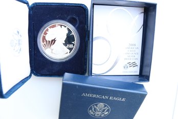 2008 Silver Eagle Proof Coin 1 Ounce .999