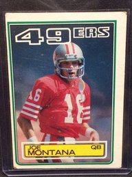 1983 Topps Joe Montana - M