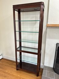 Ornate Curio Cabinet/shelf With Glass Shelves