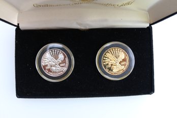 Constitution Commemorative Guild Coins 1 Is .999 Silver