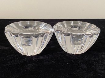 2 Piece Glass Vintage Orrefors