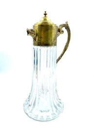 Vintage Italian Crystal & Glass Claret Pitcher